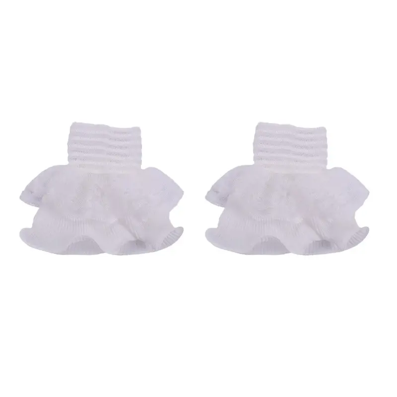 1Pair Detachable Fake Sleeves Spring Autumn Wild Sweater Decorative Sleeves Lace Ruffles Elbow Sleeve Cuff universal Fake Cuff
