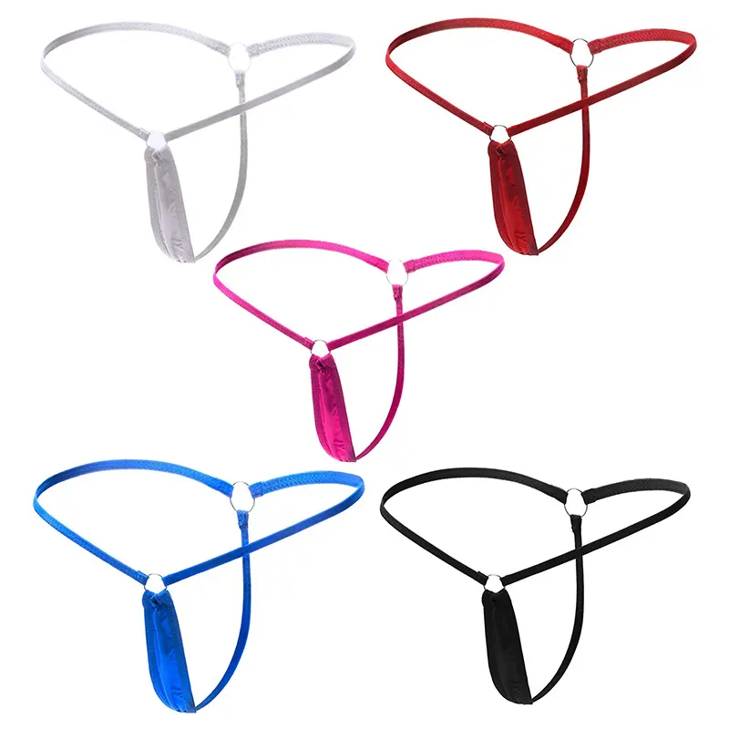 Sexy Thong Thin Strap Women's Panties Exotic Lingerie T Back Ladies Thongs Low Waist Micro Mini G-String Female Underwear Tanga