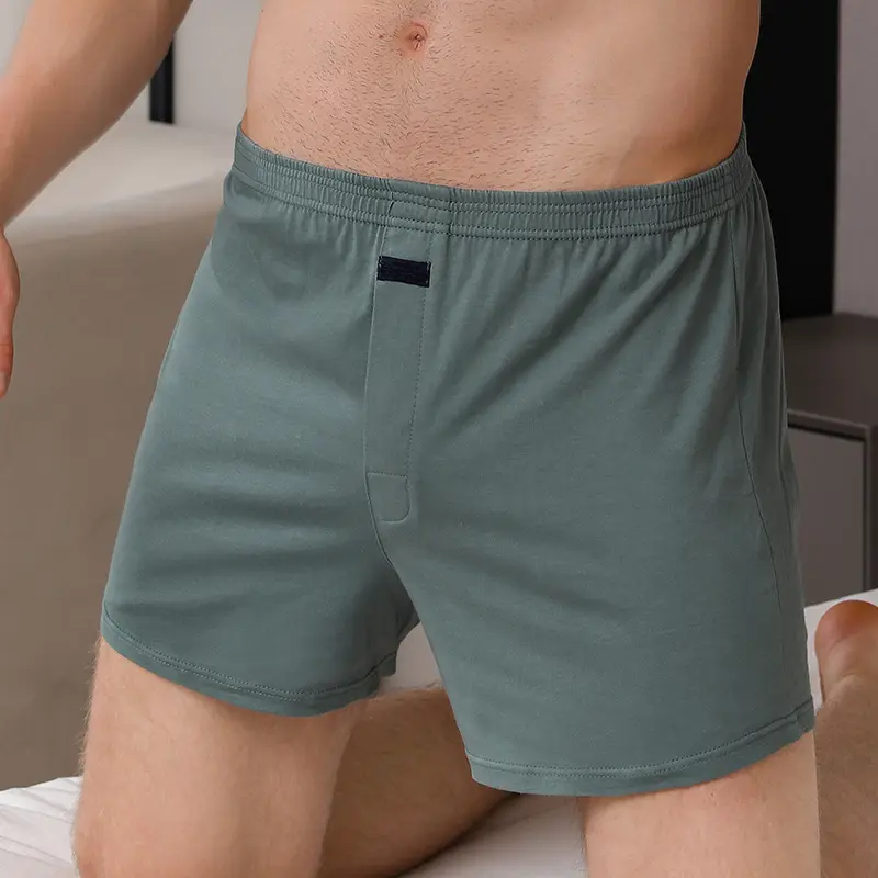 Pants Plus Size Boxer Briefs for Men Cotton Slacks All High-waisted Boxers Big Underpants Pajama Bottoms At Home High Waist