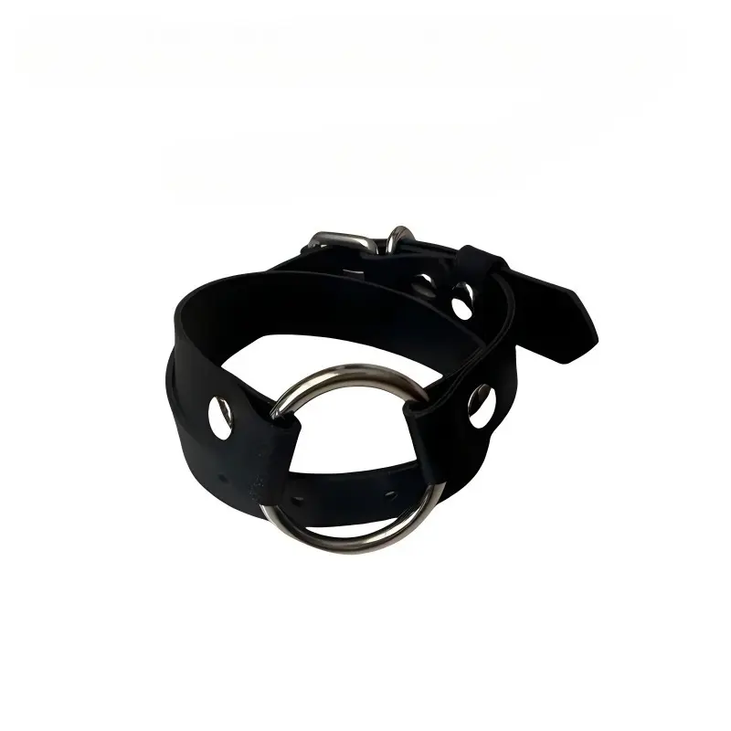 Fetish Men Harness Japanese Harajuku Gothic Punk Style Accessories Male PU Leather Armband Bracelet Choker Halloween Necklace