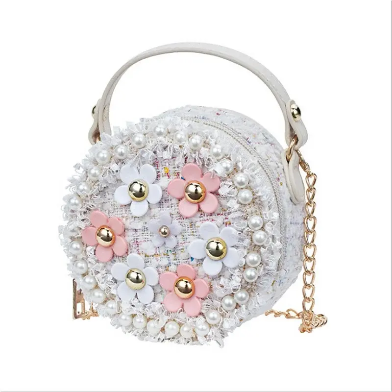 New Women Bag Lady Little Girls Toddler Princess Lovely Bag Kids Baby Messenger Shoulder Crossbody Flower Bag