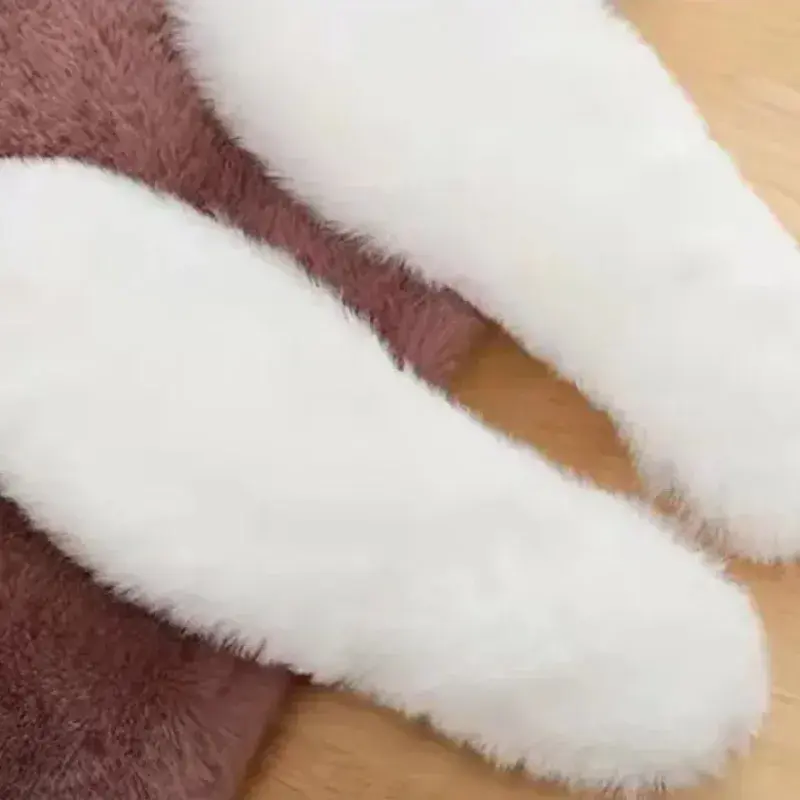 Warm Imitation Rabbit Fur Insoles Winter Warm Plush Men Women Insoles Soft Thick Winter Warm Insole Men's and Women's Insole