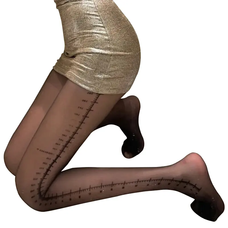 Woman Sexy Scale Silk Stockings Cosplay Accessories Fashion Sells Well Ruler Printing Super Thin Pantyhose Cute Leggings Gift