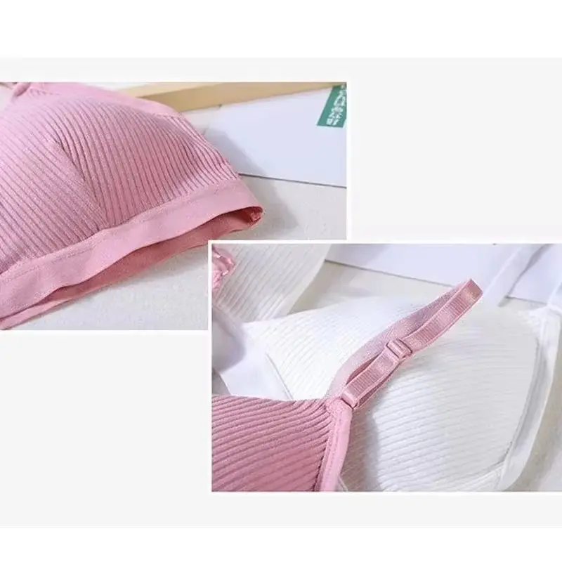 Women Yoga Sports Bras Triangle Cup Underwear Female Breathable Wrapped Tube Top Sexy Beauty Back Adjustable Sling Bra Vest