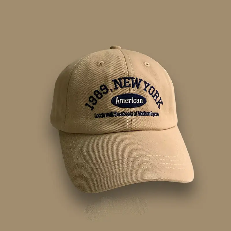 Embroidery 1989 New York Baseball Hats Washed Cotton Cap for Men Women Adjustable Snapback Caps Baseball Cap Letter Dad Hat Hot