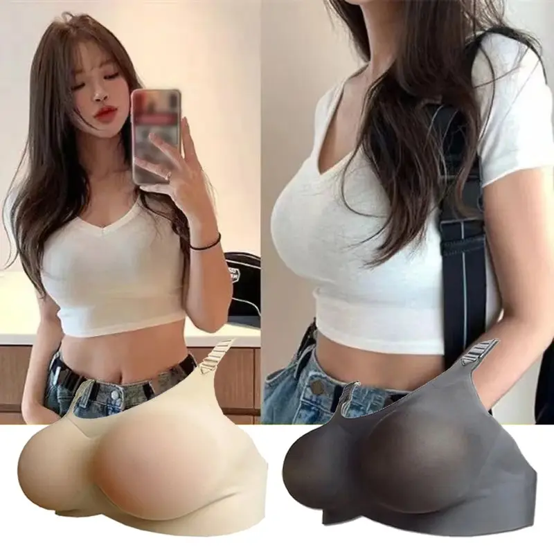 Shemale Boobs Breast Forms Lightweight Fake Boobs Lifelike Prosthesis Bra 500-1400g Skin Friendly A-D Cup Bra Novelty Costume