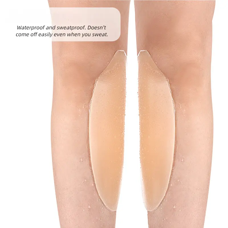 1Pair Reusable Silicone Leg Thigh Tapes Unisex Invisible Body Pad Outdoor Anti-friction Thigh Patches From Rubbing Stickers Foot
