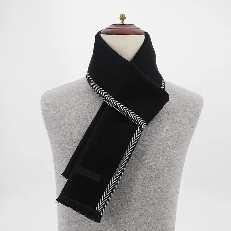 2023 Luxury Brand Winter Plaid Cashmere Scarf for Men Warm Neck Scarfs Male Business Scarves Long Men's Pashmina Shawl