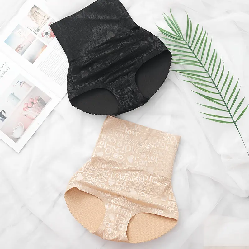Lady high waist Sexy Padding Panties Bum Padded Butt lifter Enhancer Hip Push Up Panties Underwear Seamless Panties Buttocks