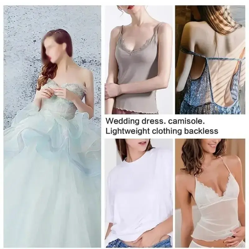 Upgrade Reusable Breast Round Nipple Cover Invisible Bikini Adhesive Strapless Backless Stick on Bra Silicone Breast Patch