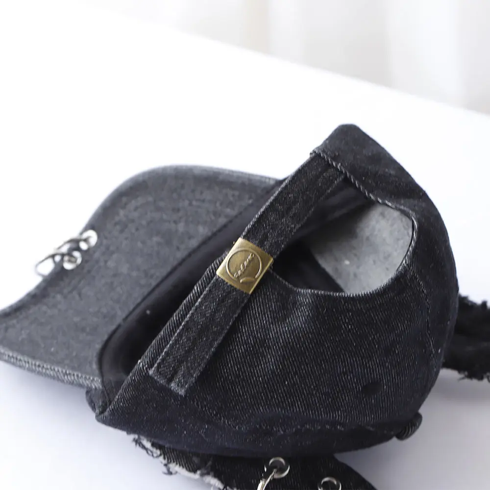 NEW y2k Hot Girl Graffiti Jeans Rabbit Ears Cowboy Baseball Hat Wash Graffiti Hip Hop Cap Women Men Party Team Baseball Cap