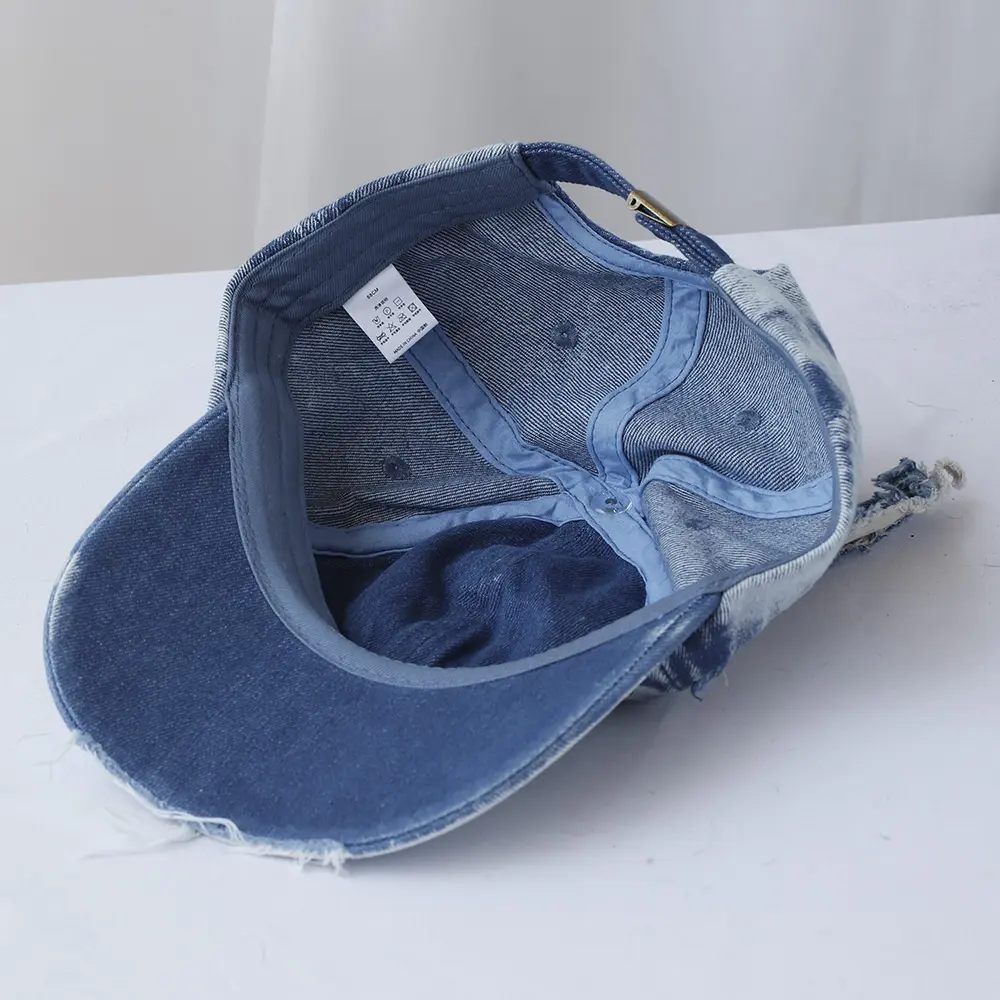 NEW Designer y2k wasteland style personalized cowboy perforated baseball cap women's three-dimensional ears street duckbill cap