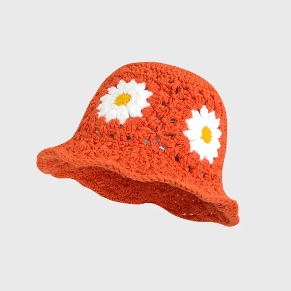 2023 new Crochet hat Women's summer hat Fisherman hat beach hat sun hat Cap female hat women sun hats for women beach sunshade