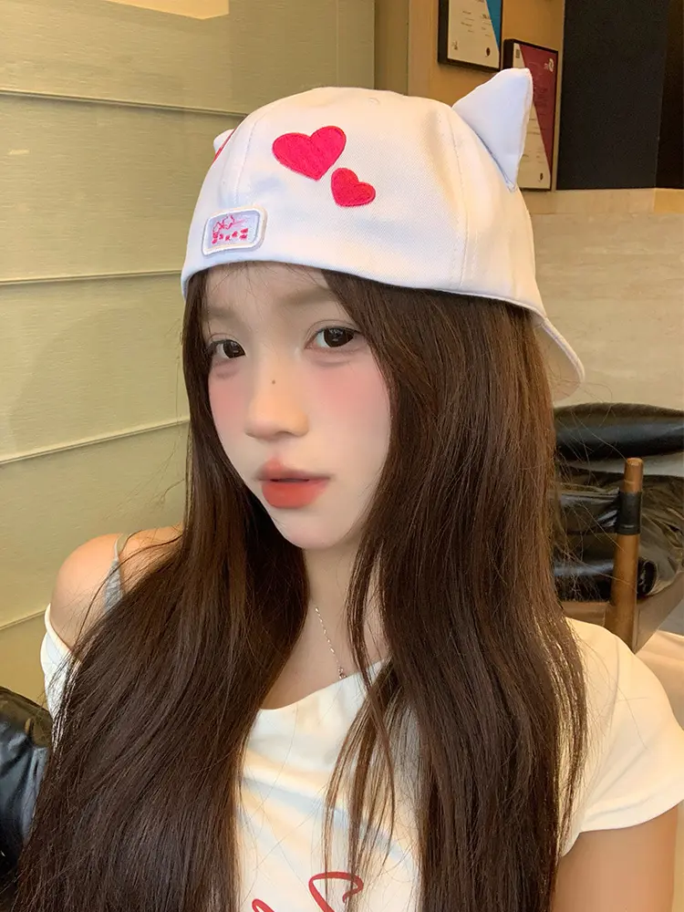 2025 Y2K Hat HelloKitty Japanese Style Cute Cartoon Delicate Peaked Cap NEW Versatile Trend Baseball Cap Personality Fashion hat