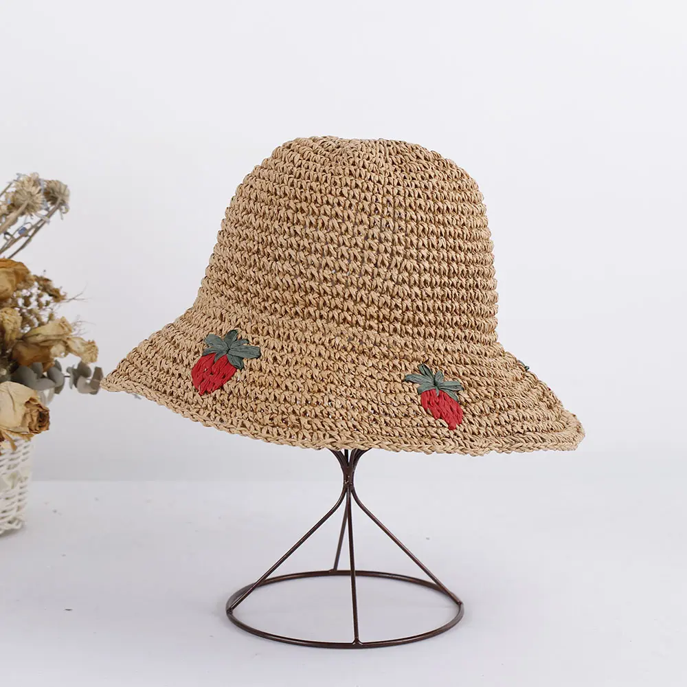 lovers hat beach women's hats for the sun Golf cap summer hat Women's hat strawberry straw hat Bucket hat sun caps Hat for girls