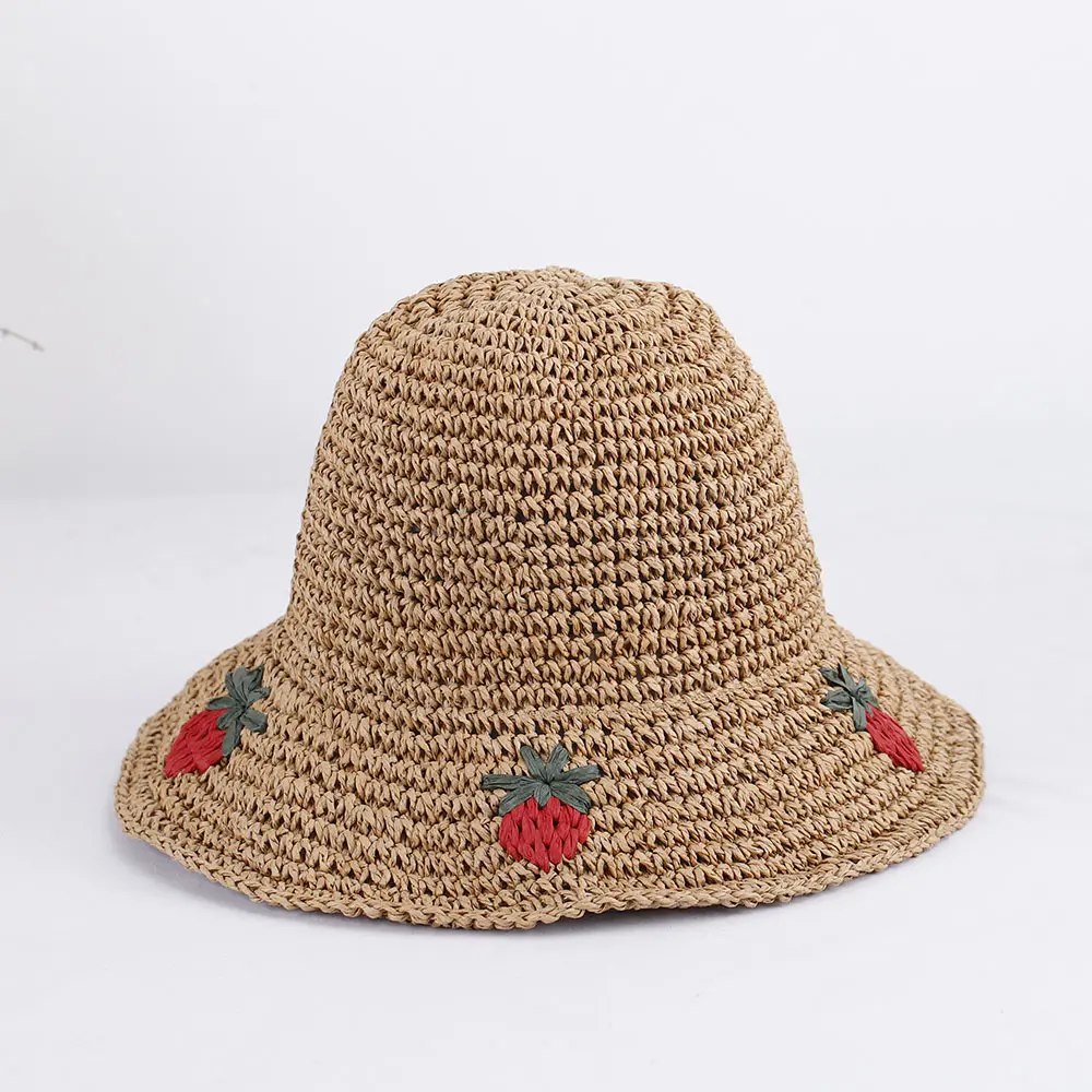 lovers hat beach women's hats for the sun Golf cap summer hat Women's hat strawberry straw hat Bucket hat sun caps Hat for girls