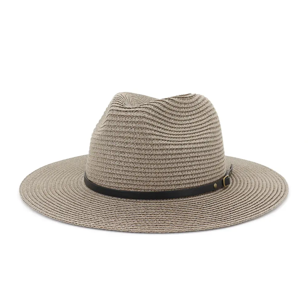 2020 NEW ARRIVE Panama Hat Summer Sun Hats for Women Man Beach Straw Hat for Men UV Protection Cap chapeau femme