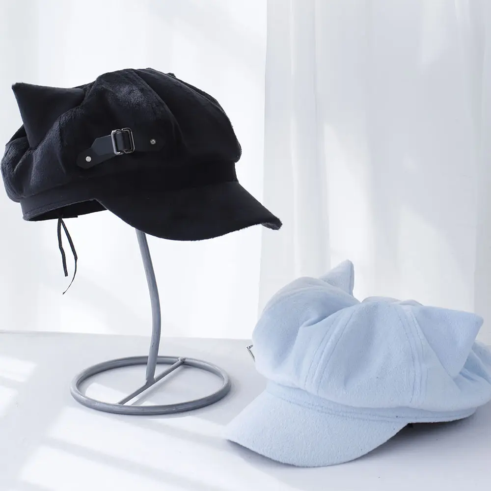 2025 new Y2K hats for girl new Hot Girl New Kitty Ears Cowboy Baseball Hat cute Hip Hop Cap Caps for women Baseball Cap