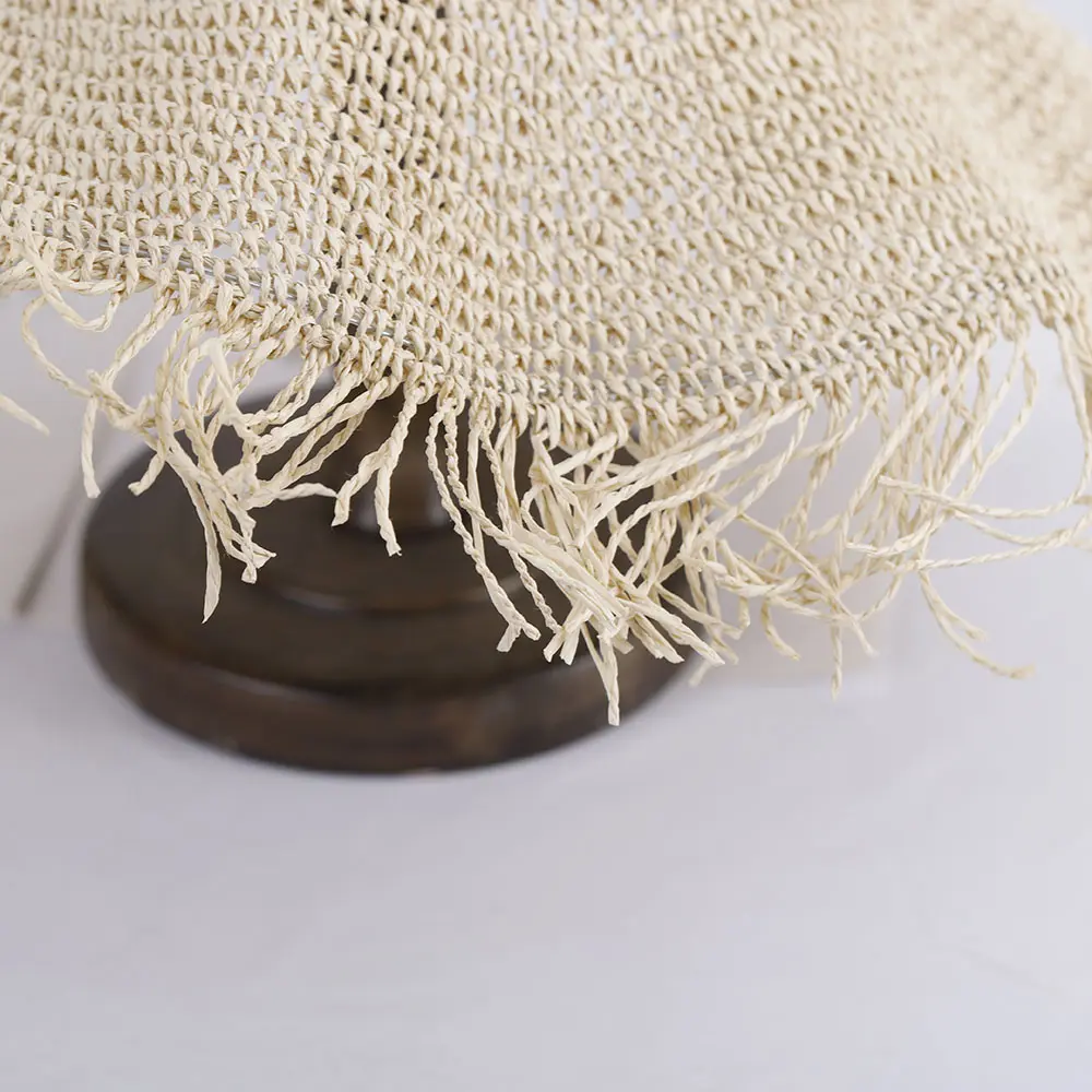 purity beach tassels Caps women women's hats for the sun summer hat Straw hat Bucket hat golf hat women uv protection solar hat