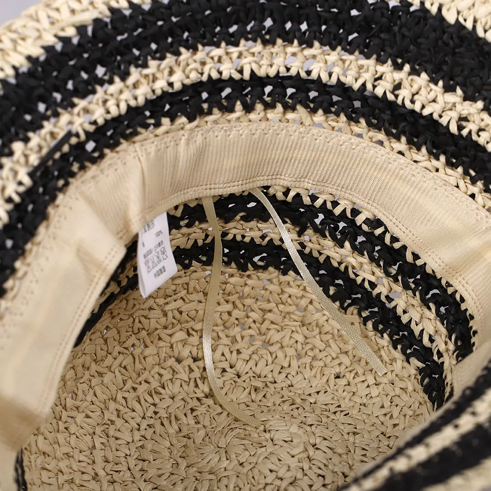 women's beach hat Bucket hat women's cap 2022 Balaclava rafia sun hat visor hat straw hat panama for girls Women's summer hat
