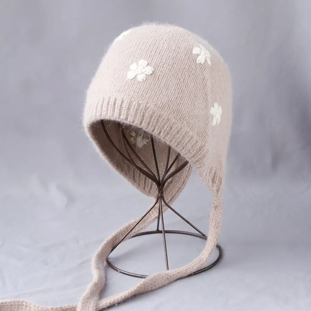 outdoor deep hat ears with ears hat men's soviet hat wtaps hat for  women's winter hat Rattan hat Fur hat fleece knit Cute hat