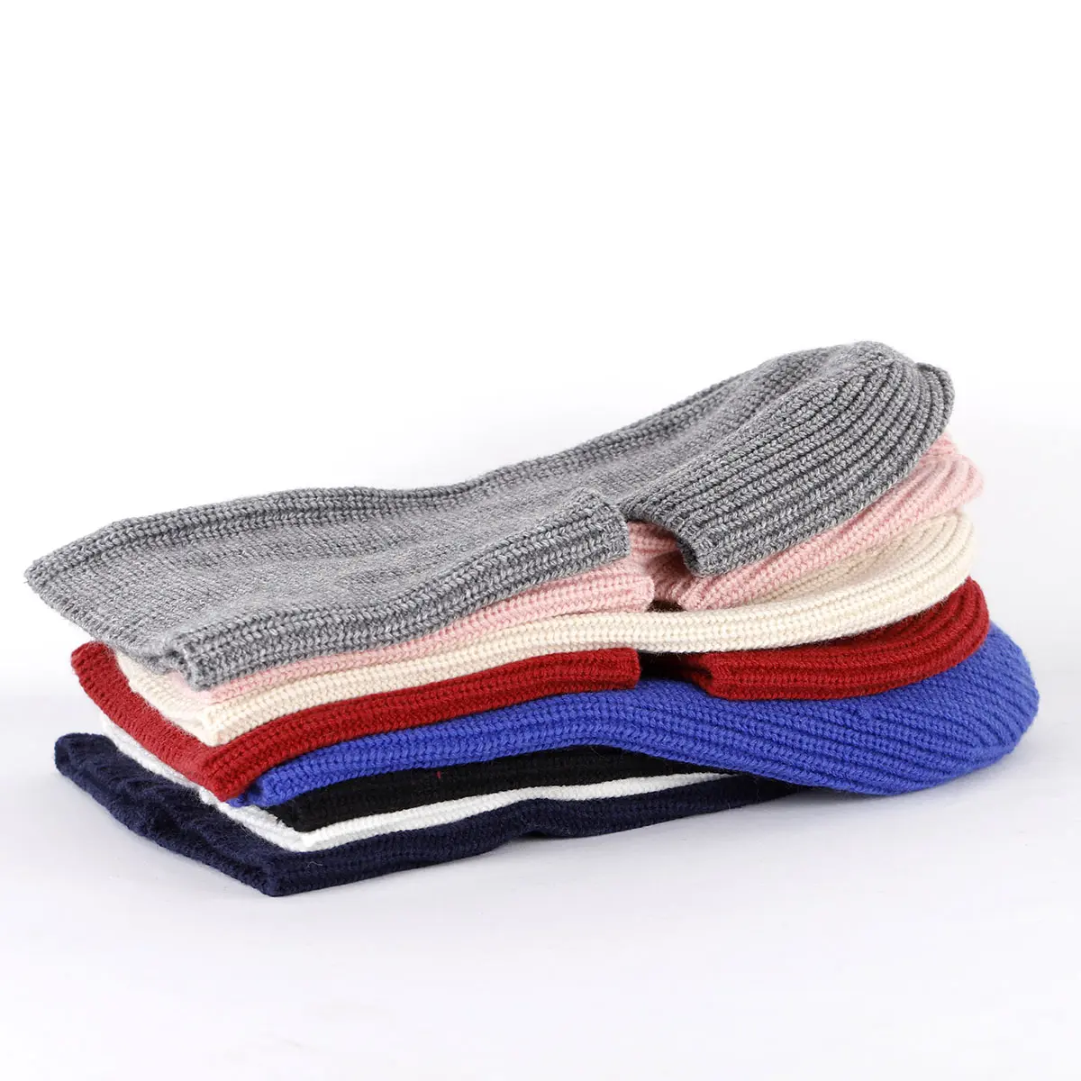 2023 suit sonw warm hat mask hat Big caps Candy colored wool hat Knitted hat skiing cap Big hat y2k warm hat Thick gentle hat