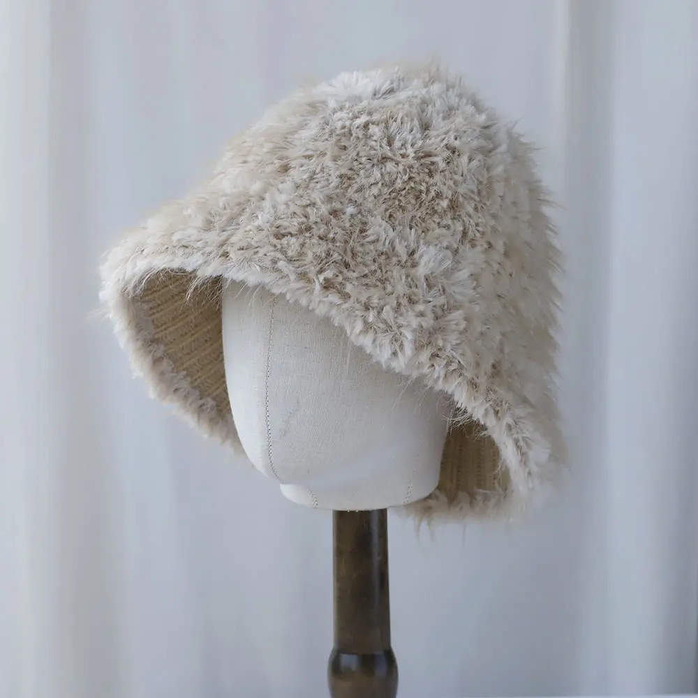 2024 Fashion Tassel pendant Colorful Woolen Hat Women's Autumn and Winter Cute Handmade Plush Hat Knitted Fisherman Bucket Hats