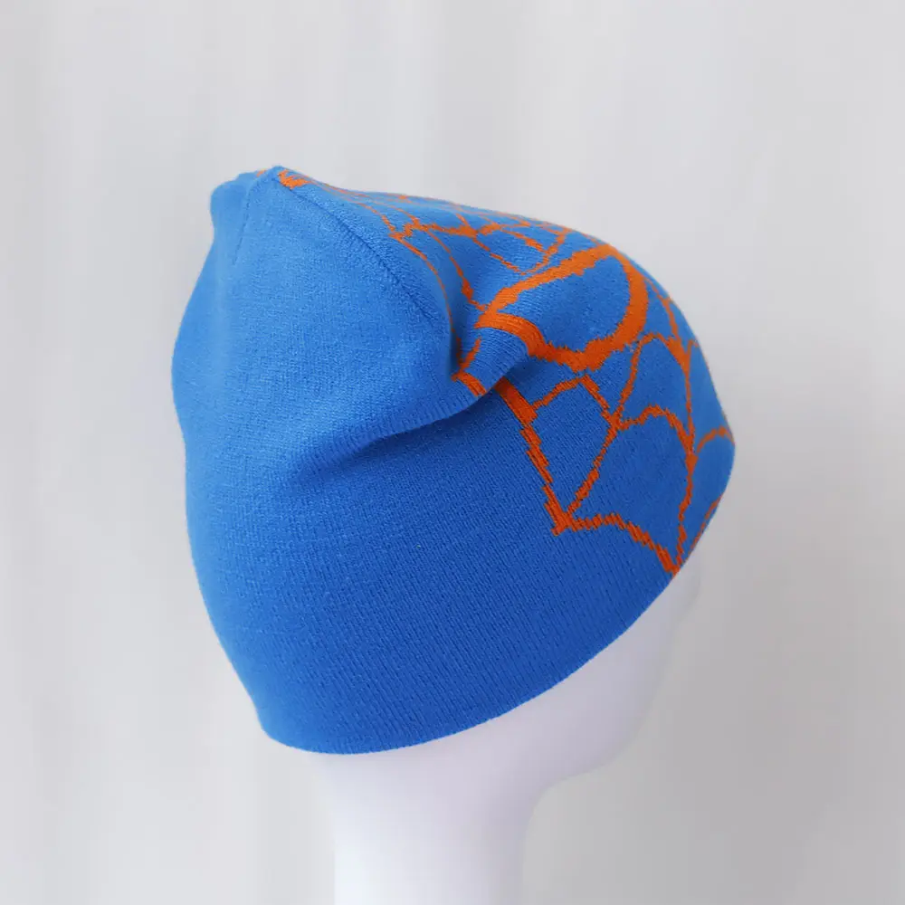 2024 warm Ski cap spider web popular winter knitted Toddler beanie hats Embroidery Knitted Hat y2k acrylic hip hop dice hat caps