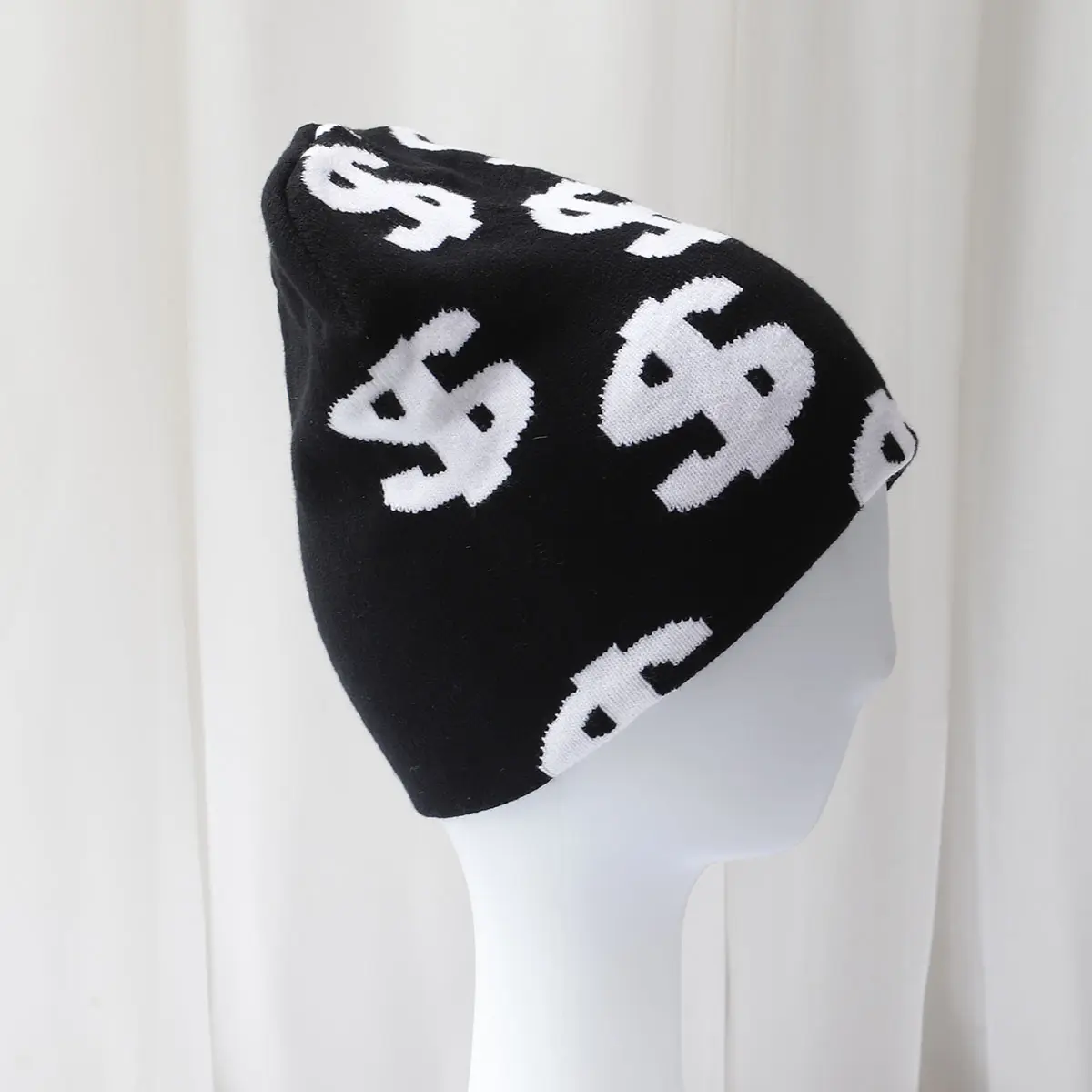 Coin Fun hatSki cap new cool popular winter knitted Toddler beanie hats Embroidery Knitted Hat y2k acrylic hip hop dice hat caps