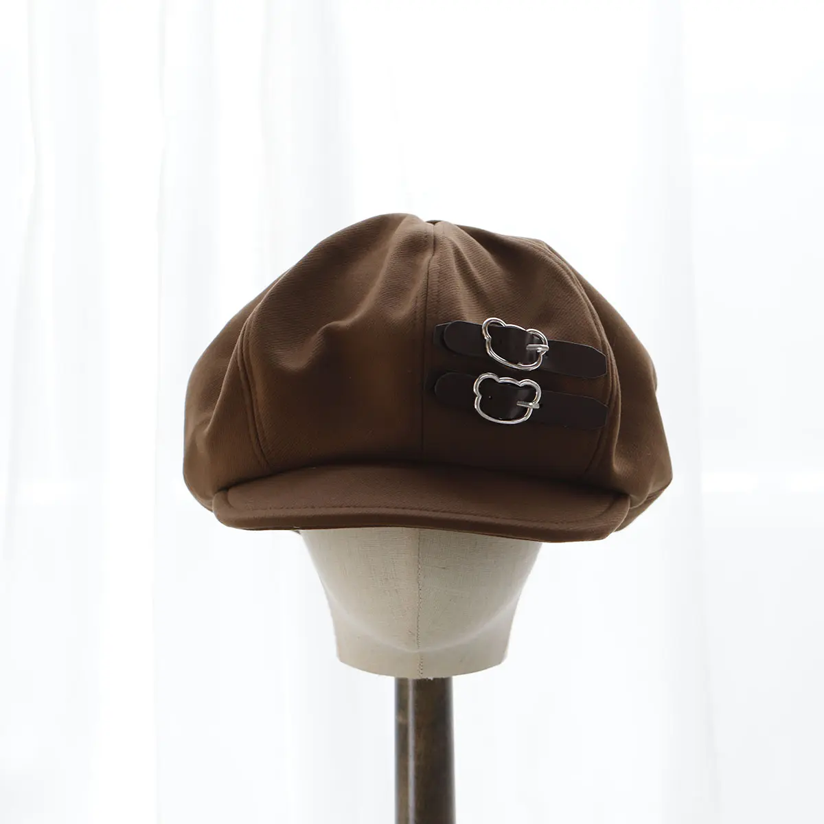 2023 big cap newsboy cap Korean hat Women's hat Spicy Girl Style Beret cap Ladies hat Winter hat maillard style Octagonal cap