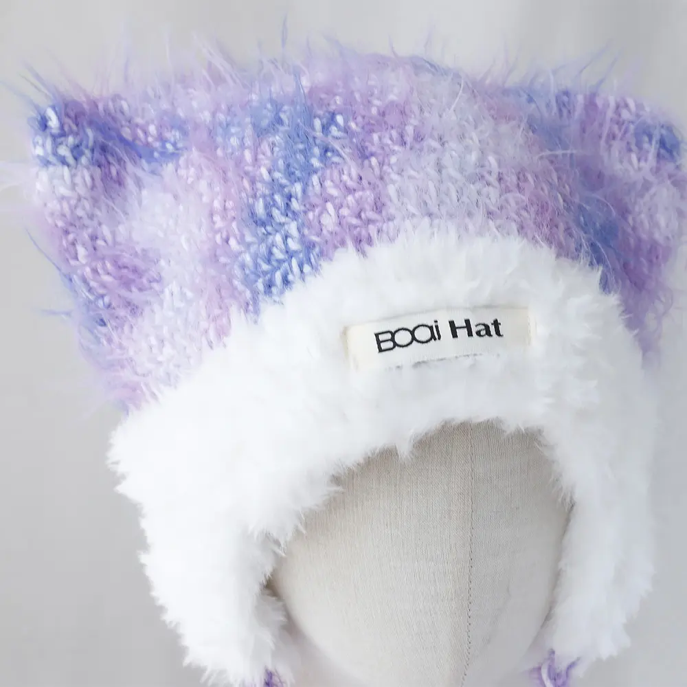 furForehead protection Balaclava ski mask beanie Caps Hat with earflaps Hat beanie travis scott  Cashmere Thickened Knitted yarn