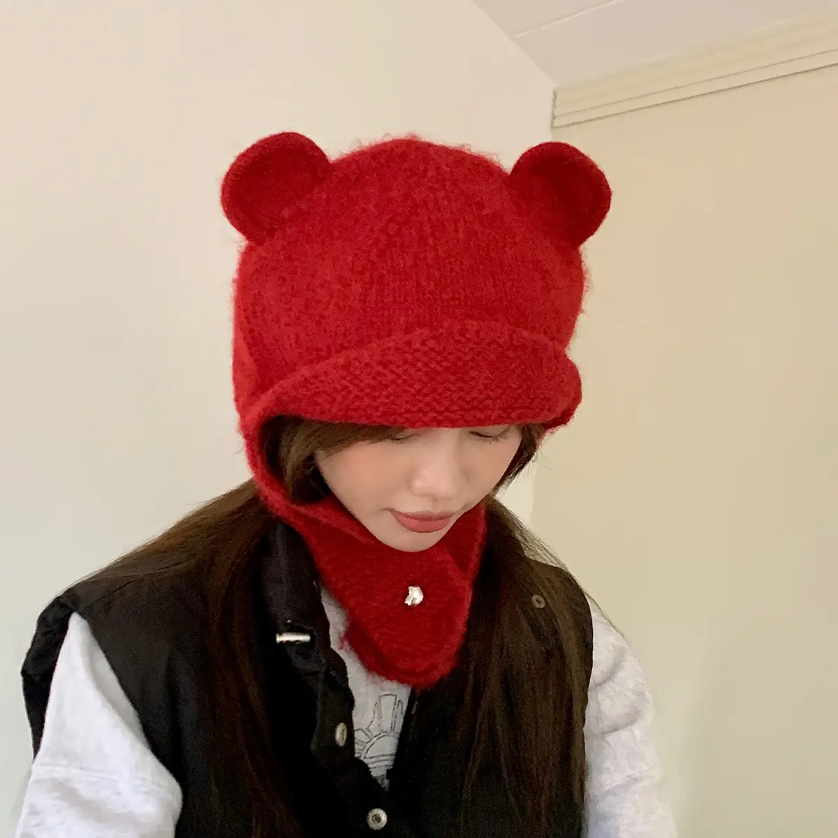 Lightning pattern ball caps Funny Fashion Autumn knit Winter Leopard Fur bomber Ball Plush Hat Soft Warm Thick Basin Bucket Hats