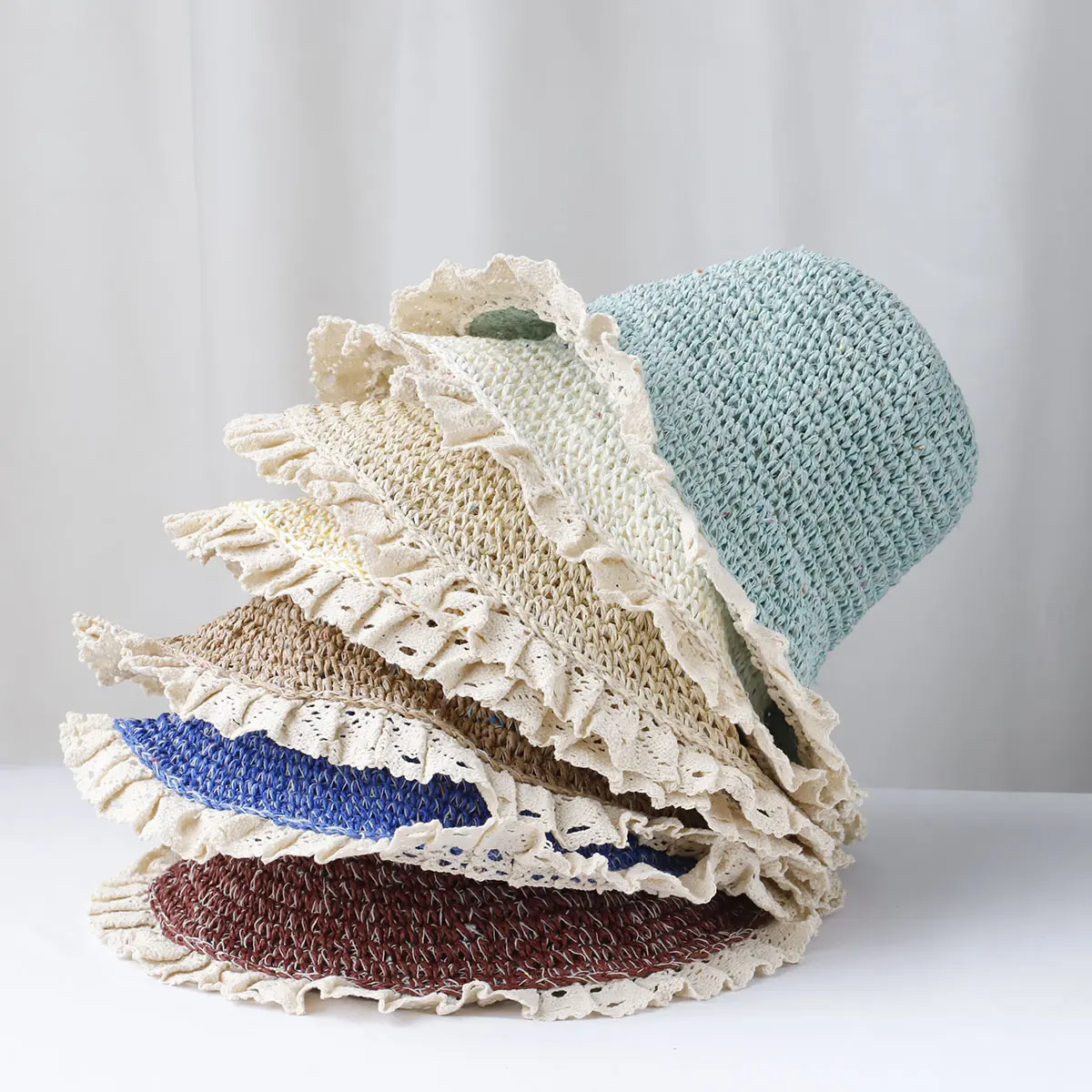 NEW Women Sun Hat Wide Large Brim Beach Hats Womens Summer Straw Hat Foldable Sun Hat Chapeau Femme Beach UV Protection Cap