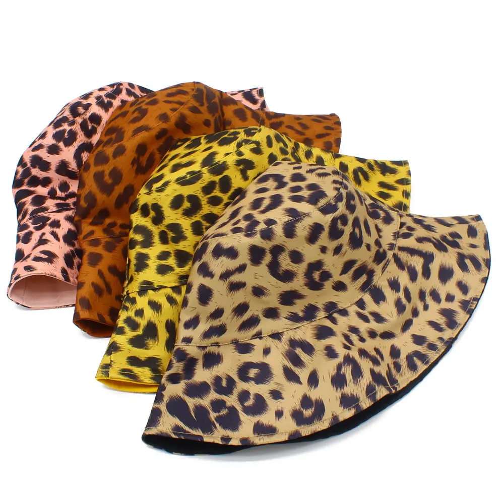 Summer Sun Protection Bucket Hat for Men Women Panama Cap Print Hip Hop Gorros Fishing Fisherman Hat Double Side Wear Fashion