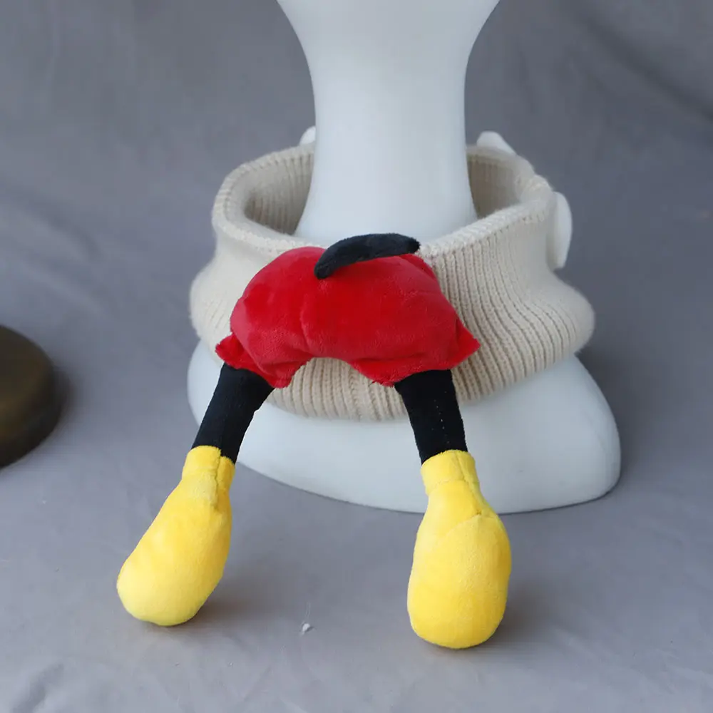 Hat Female 2025 New Cute Cartoon Mickey Little Hand Empty Top Hat Korean Version Retro Washed Denim Visor