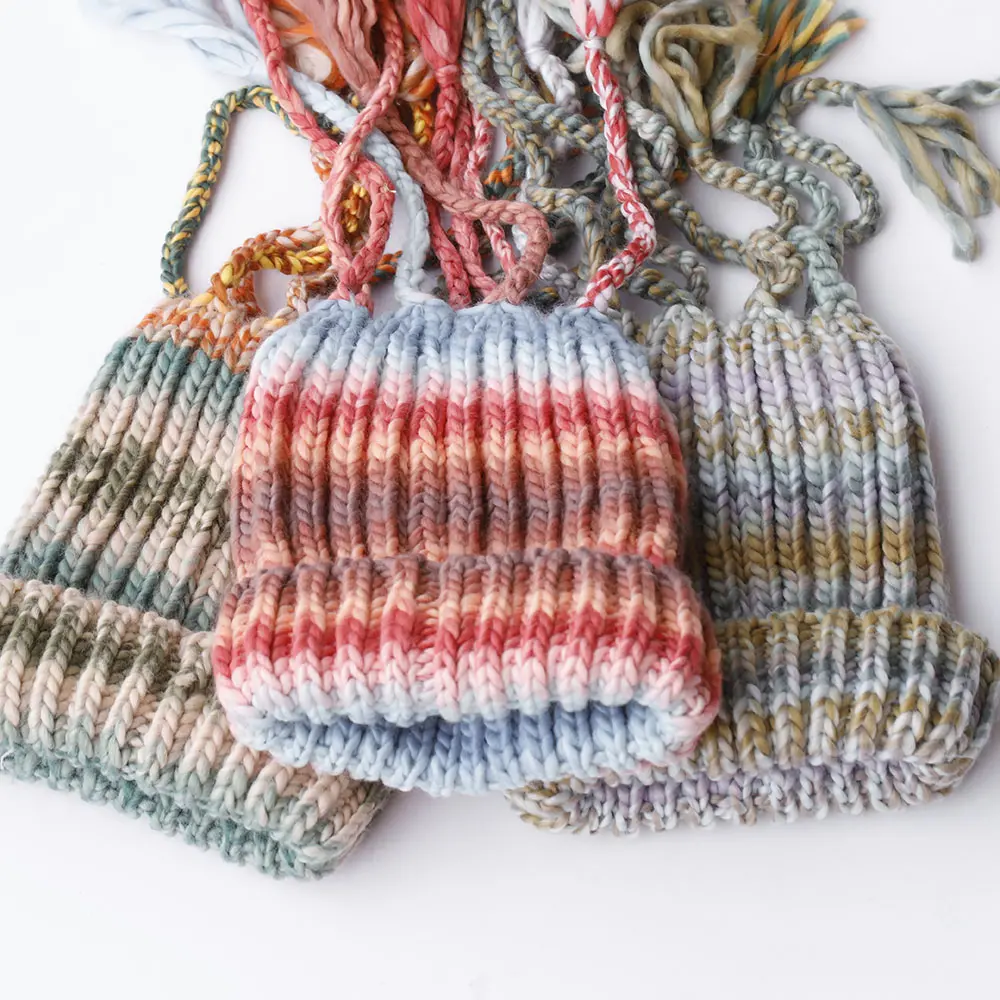 2025 new Y2K Knitted Hooded Caps Winter Balaclava Hats Women Outdoor Warmer Drawstring Hats One-piece Neck Collar Beanies Cap