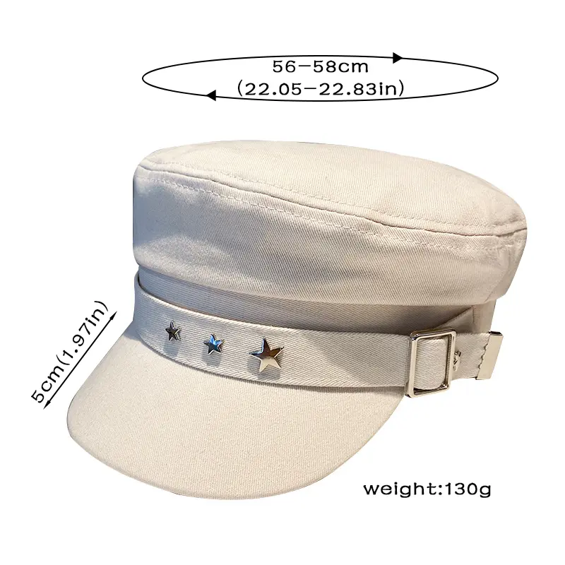 Autumn Winter Retro Women Beret Hats Solid Color Military Octagonal Caps Korean Girl Newsboy Painter Caps