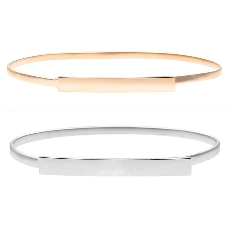 Gold Silver Women Belts Fashion Elegant Adjustable Waist Belts Female Lady Dress Skirt Decorative Straps