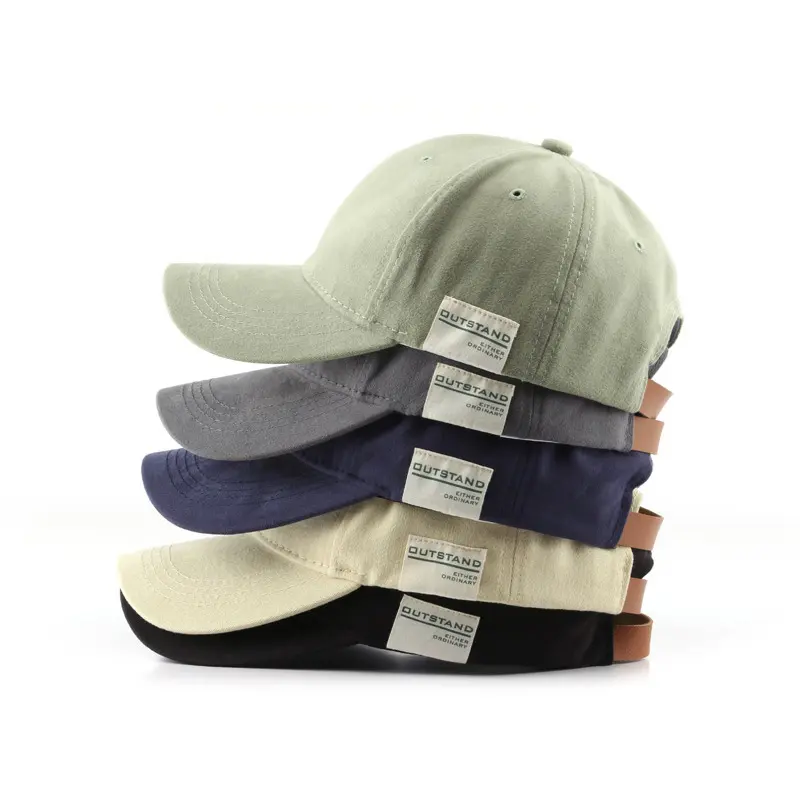 Korean Cotton Baseball Cap Women Men Retro Solid Color Dad Hats Summer Sun Caps Unisex Casual Hip Hop Hats Gorras