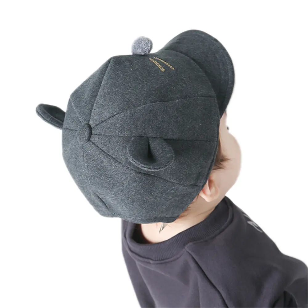 Cartoon Cat Ear Baby Baseball Cap Spring Autumn Cute Sun Hat Cotton Kids Boy Girls Peaked Hats
