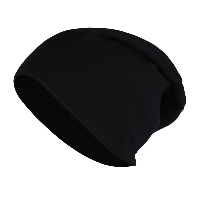 New Solid Color Cotton Men Hat Beanies Winter Autumn Warm Hats Soft Cotton Unisex Women Men Cap Hip Hop Skullcap Bonnet