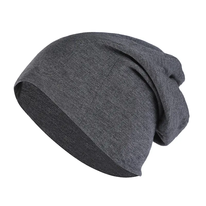 New Solid Color Cotton Men Hat Beanies Winter Autumn Warm Hats Soft Cotton Unisex Women Men Cap Hip Hop Skullcap Bonnet