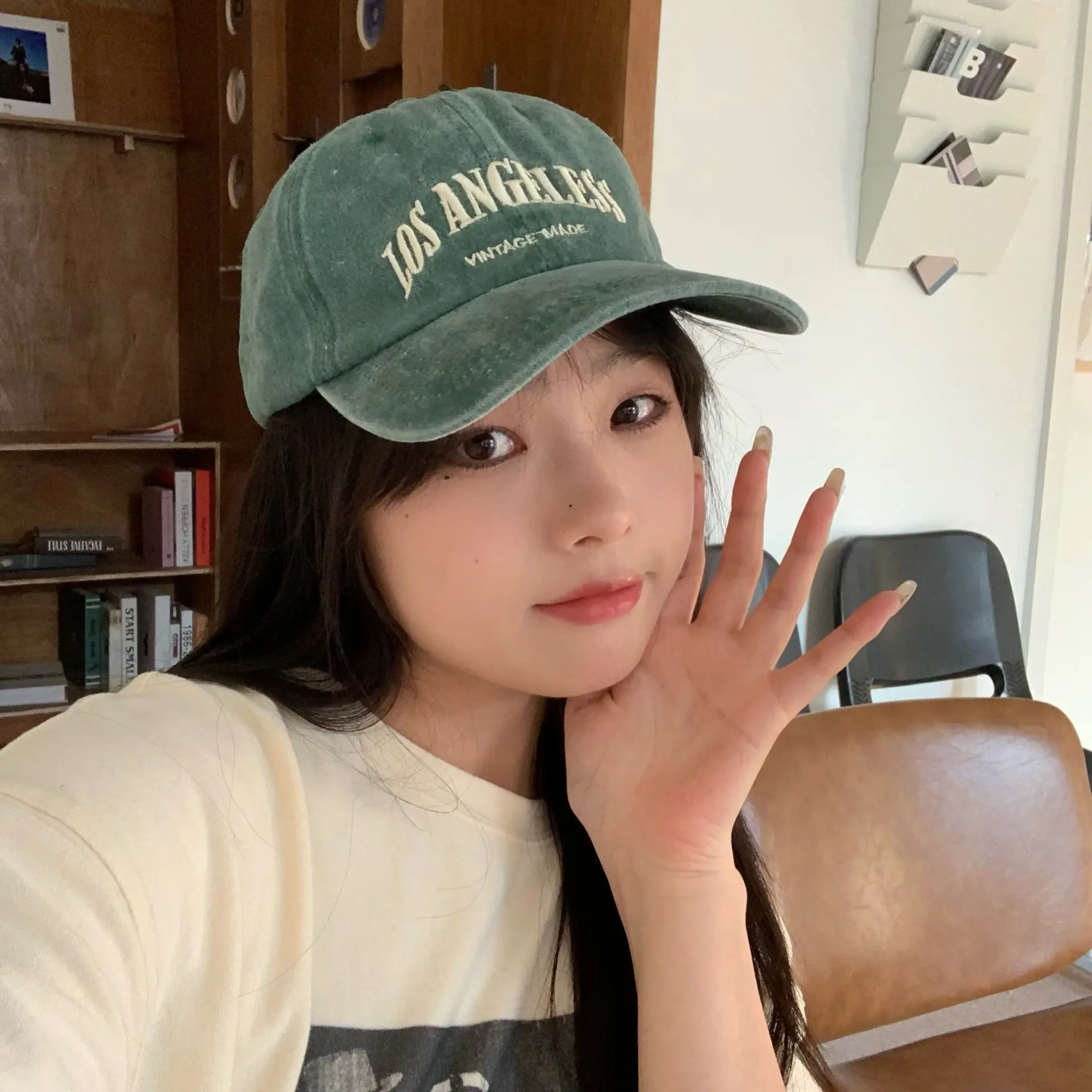 Letter Embroidery Washed Cotton Unisex Baseball Caps For Women Men Wide Brim Sun Hats Visor Caps