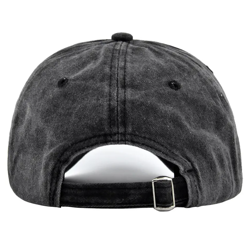 Letter Embroidery Washed Cotton Unisex Baseball Caps For Women Men Wide Brim Sun Hats Visor Caps