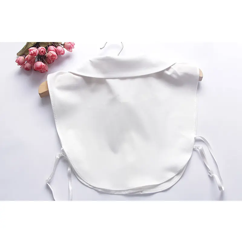 White Women Multilayer Fake Collar Spring Winter Sweater False Collar Detachable Ladies Girls Shirt Collar