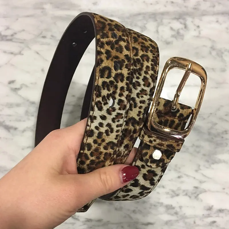 Fashion PU Leather Belts for Women Lady Solid Color Adjustable Metal Buckle Thin Waistband Female Jeans Pant Decorative Straps