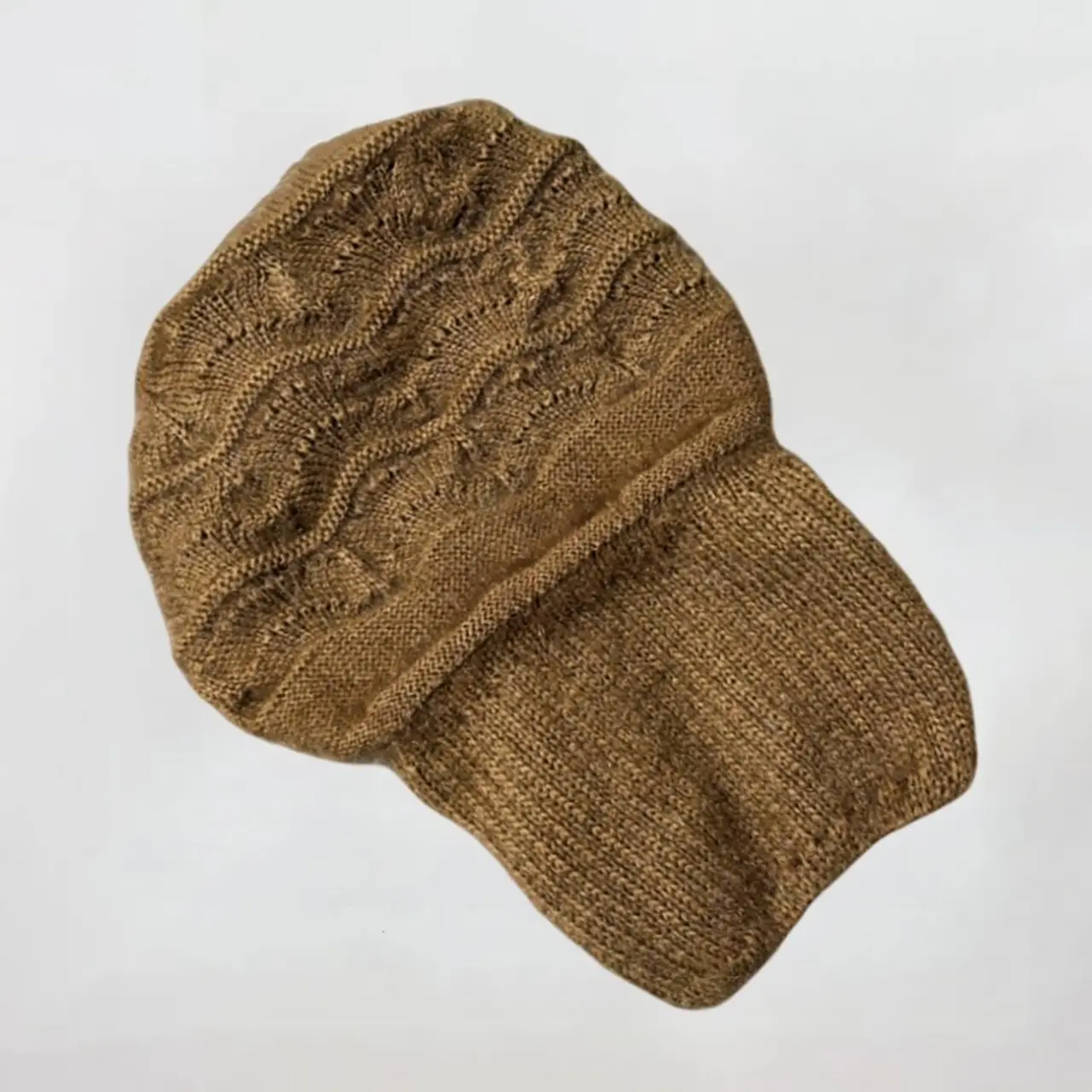 Autumn Winter Knitted Warm Hats for Women Fashion Drawstring Baggy Slouchy Pile Caps Solid Color Lady Windproof Skullcaps