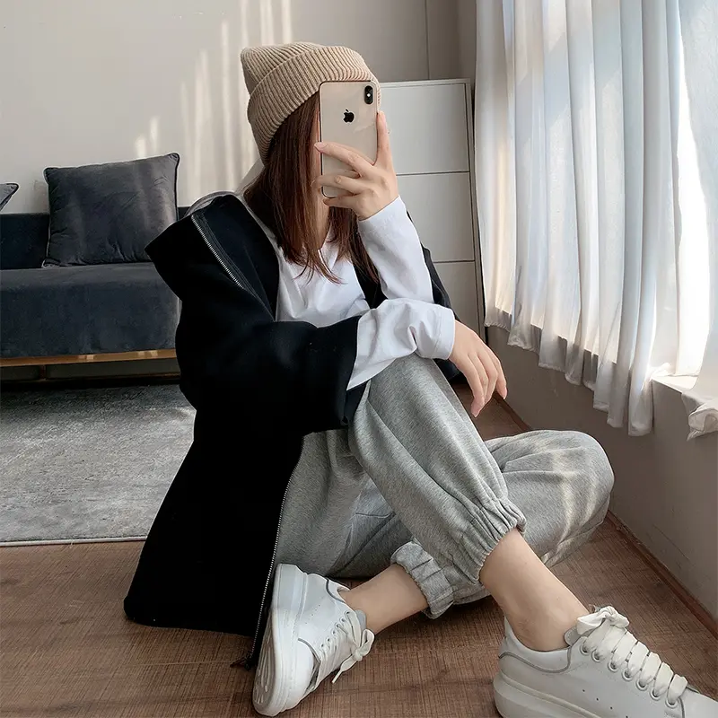 Winter Woolen Knitted Hat for Women Men Solid Color Soft Cotton Thick Warm Unisex Hats Beanies Bonnet Ladies Male Caps