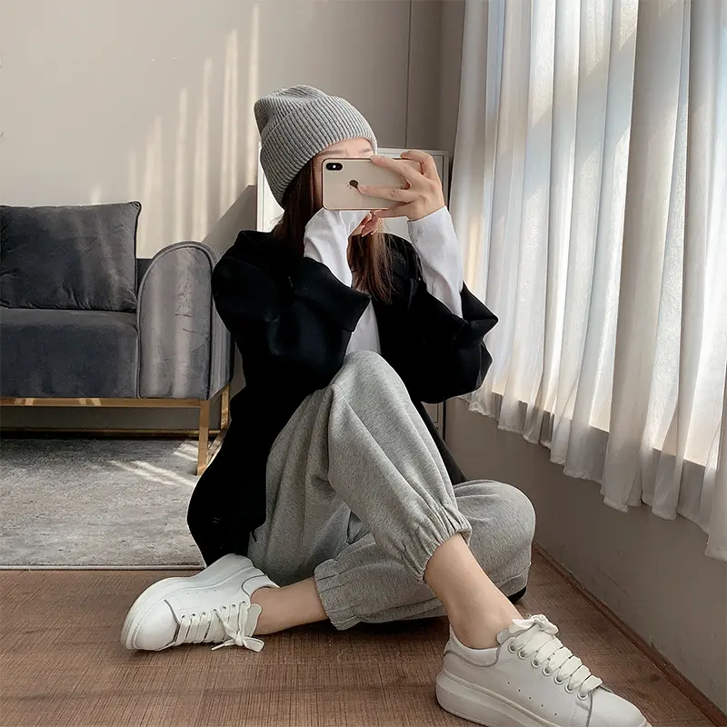 Winter Woolen Knitted Hat for Women Men Solid Color Soft Cotton Thick Warm Unisex Hats Beanies Bonnet Ladies Male Caps