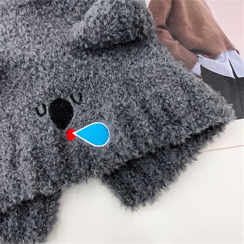 Women Winter Warm Beanies Cute Ear Thick Warm Knit Ear Protection Hats Korean Outdoor Windproof Caps Bonnets